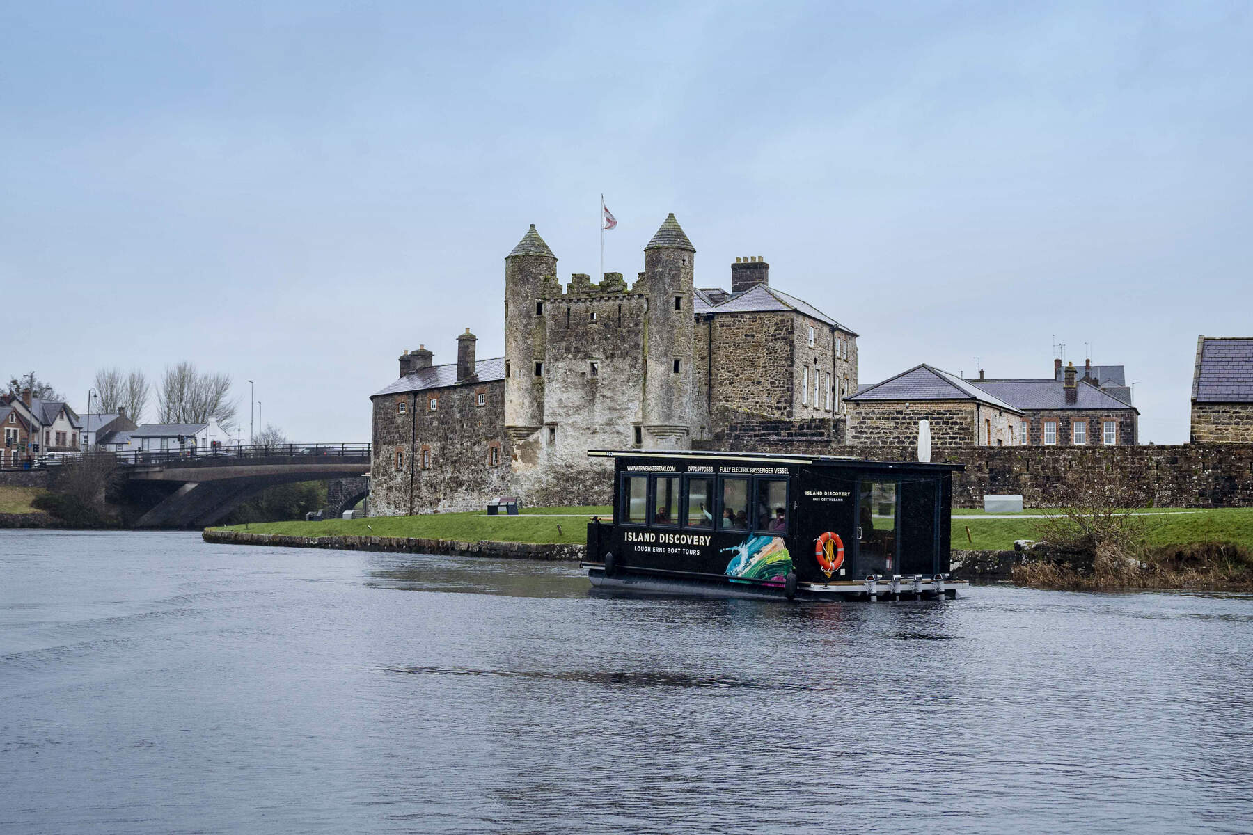 Island Discovery boat tour around Lough Erne