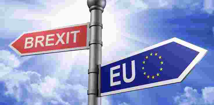 Brexit and EU signpost arrows