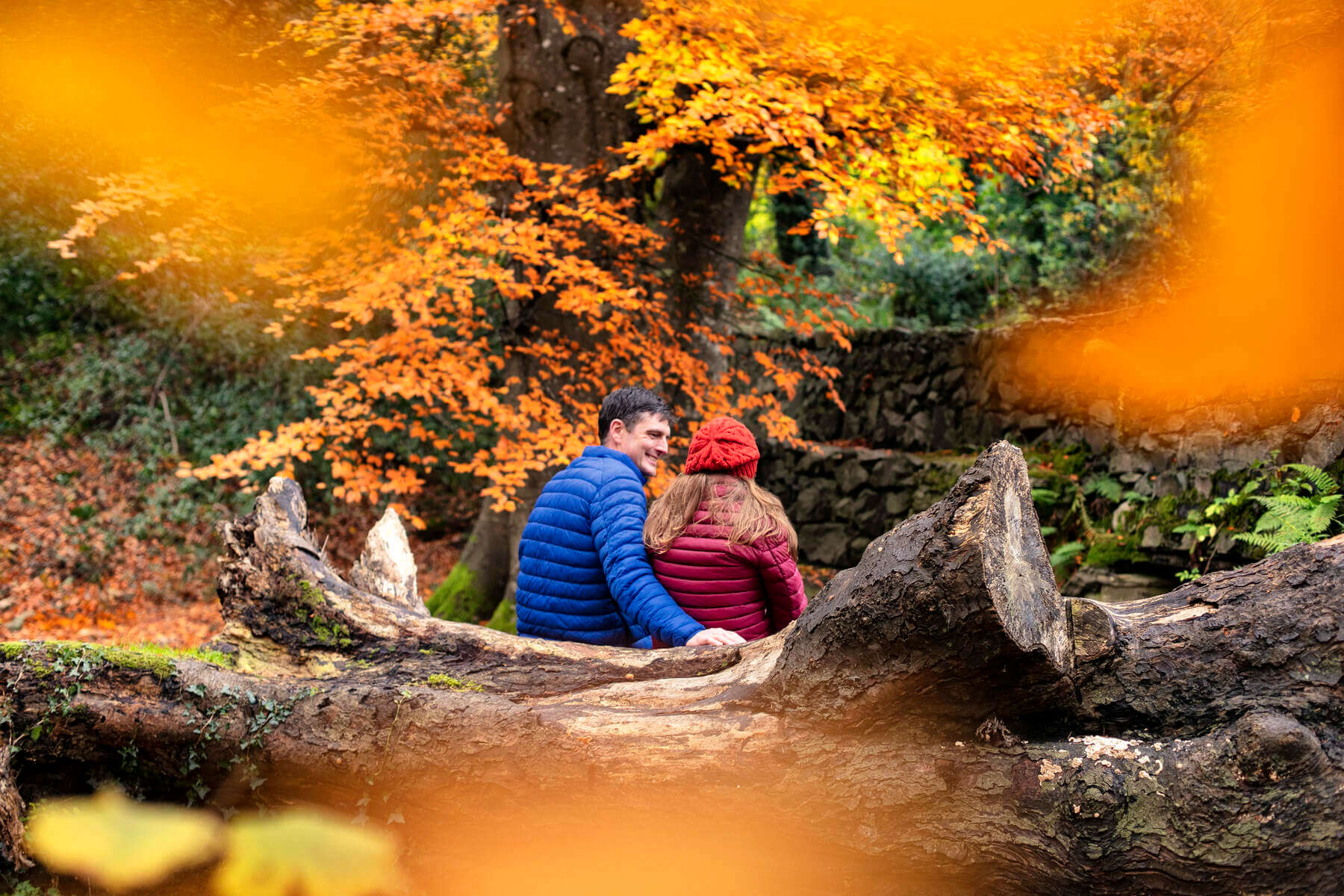 Couple enjoying Kilbroney Forest Park