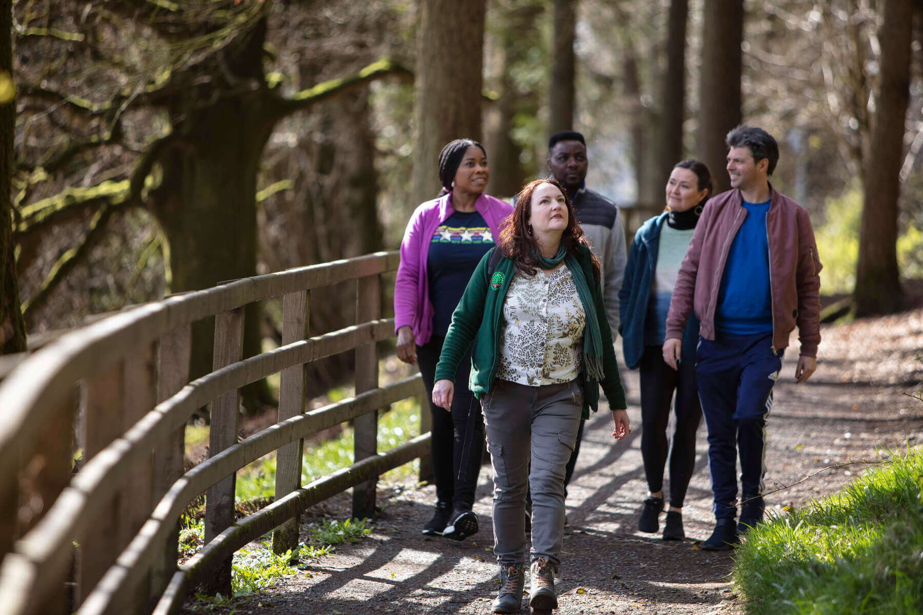 Visitors enjoying outdoor experience at Xhale, which creates immersive experience using the gifts of nature and meditation.