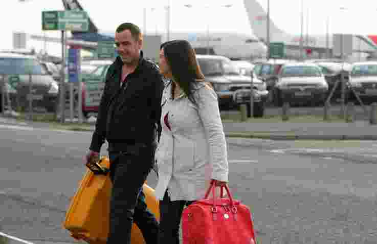 Visitors arriving from Belfast International Airport
